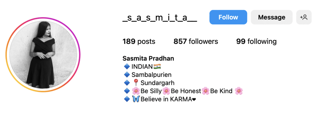 Screenshot 2023-05-15 at 12.56.06 PM Sambalpuri bio for instagram