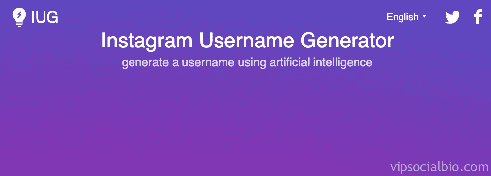 Instagram username generator